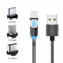 Magniten-USB-zahranvas-kabel-3-v-1-s-pristavki-za-Micro-USB-8-Pin-za-IOS-i-Type-C-3in1-Charging