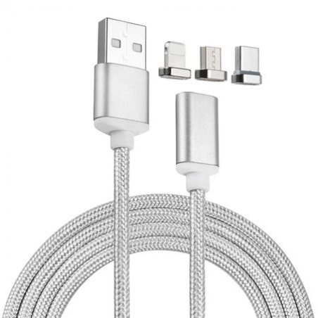 Magniten-USB-sinhroniziras-i-zahranvas-kabel-3-v-1-s-pristavki-za-Micro-USB-8-Pin-za-IOS-i-Type-C-3in1-ChargeampSync