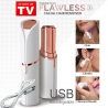 BF SALE: USB тример за лице FLAWLESS, сега с вградена презареждаема батерия и USB кабел