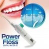 Искрящо бели зъби със зъбен душ от POWER FLOSS,  устен иригатор с високо налягане