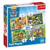 Детски пъзел - 4 в 1 - PAW PATROL 