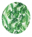 Подова възглавница Tropical Leaves White Tassels 60cm