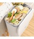Кошче за отпадъци за кухненски шкаф с капак