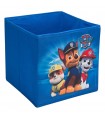 Детска текстилна кутия за дрехи и играчки в синьо PAW PATROL