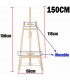 Класически статив за рисуване - дървен, 1.5м височина
