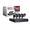 Комплект за видеонаблюдение от 4 камери CCTV